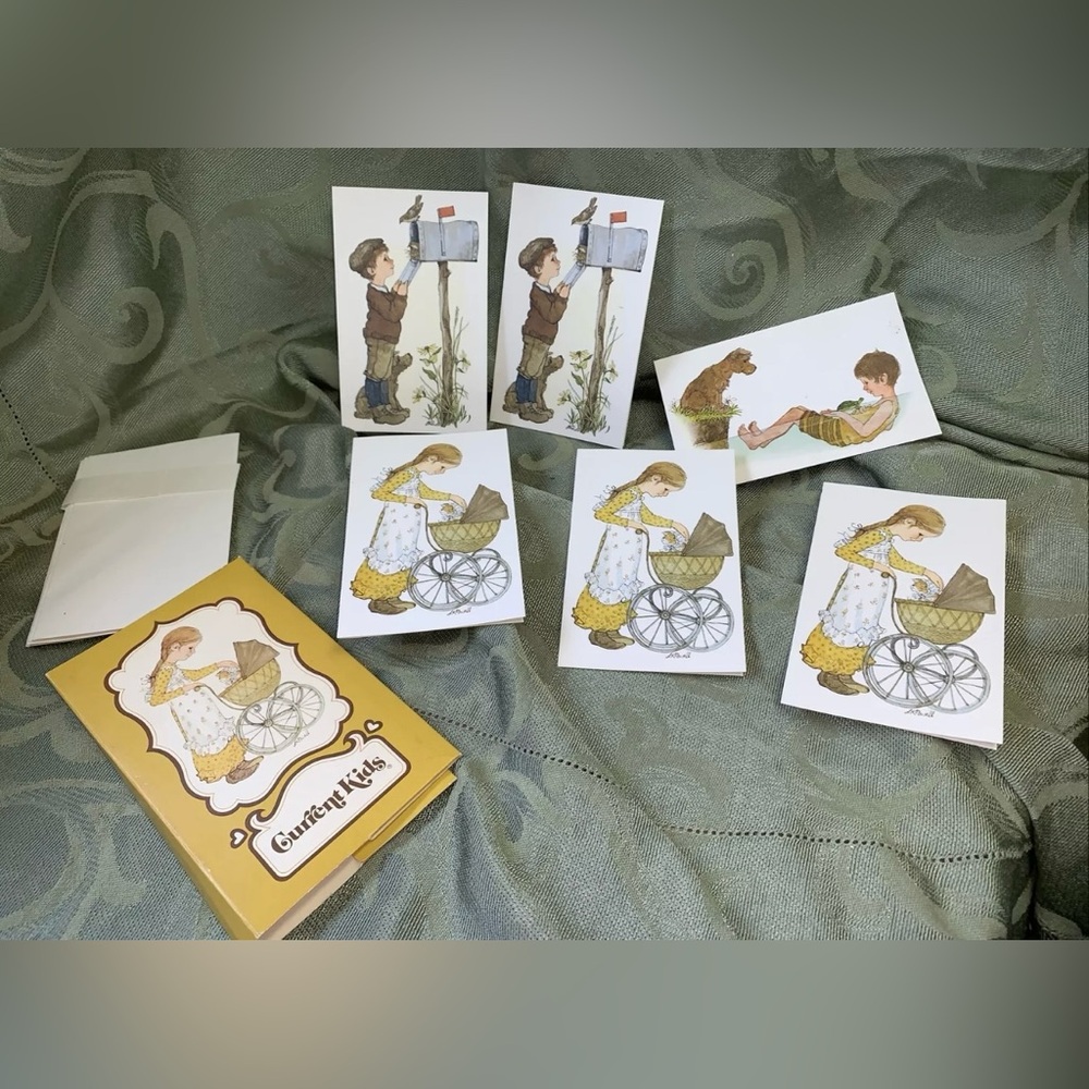 VTG Current KidsNote Cards 6 Cards with Envelopes Blank Greeting‎